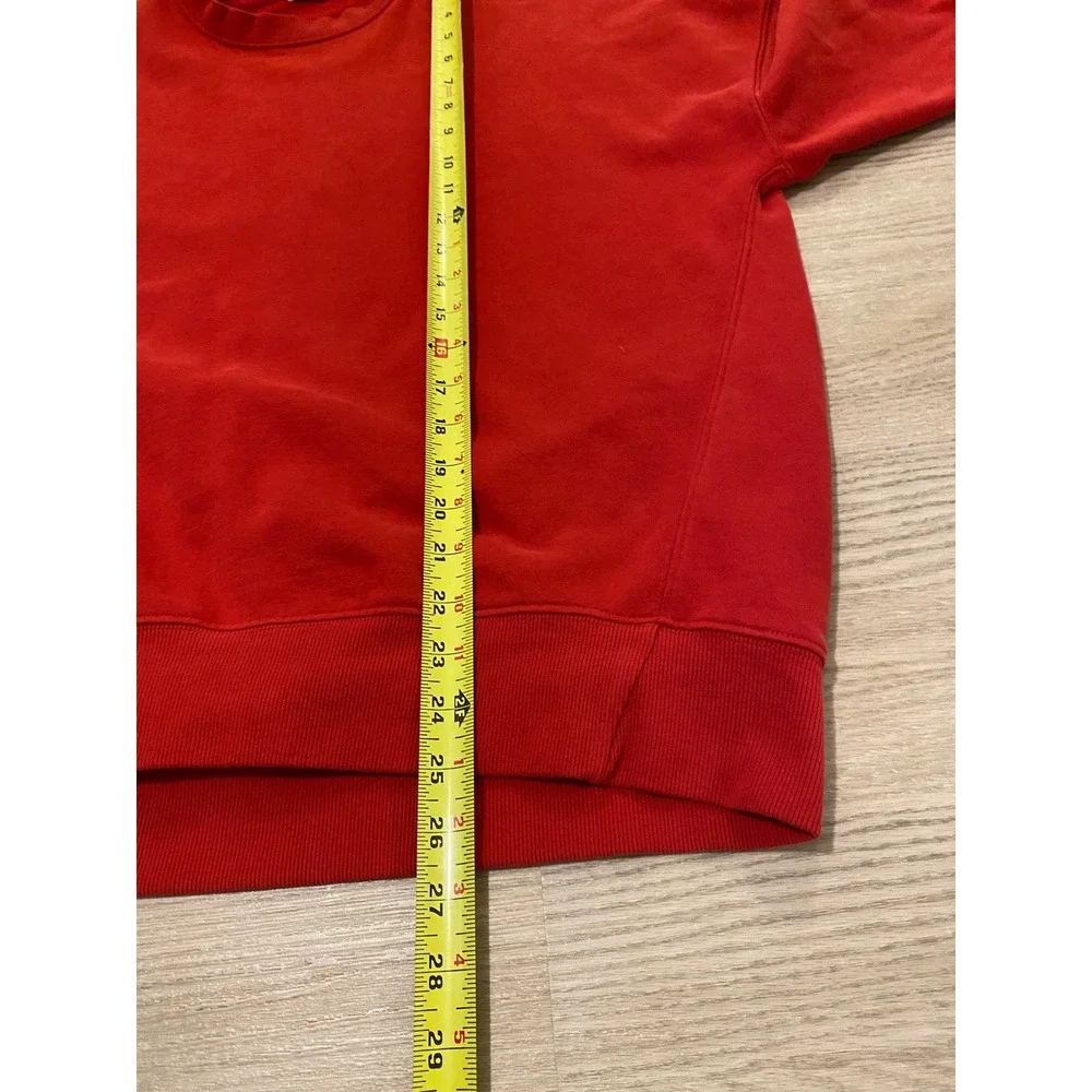 Beyond Yoga Luxefleece Oversized Sweatshirt‎ Womens XS Red Loungewear Travel